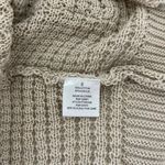 Pink Rose Tan Pocket Open Front Slouchy Knit Sweater Cardigan Photo 8