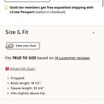 J.Crew Cropped lady jacket black in textured bouclé size small Photo 7