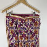 Emerson Rose Women Multicolor Casual Pants Size‎ M Boho Beaded Retro Casual Size M Photo 2