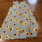 Jamie & Layla Shift Dress Women's Petites PS Above Knee Sunflower Floral Stretch Size undefined Photo 4