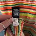 Torrid Knit Sweater Dress Plus 2 Orange Yellow Striped Knit Sleeveless Colorful Photo 6