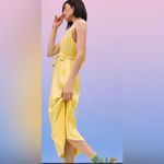 Love The Label Anthropologie Sleeveless Utility Dress Yellow Size XS Photo 2