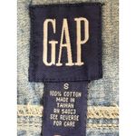 Gap Women Denim Jean Vest Size S Button Front Pockets V-Neck Western Classic Photo 4