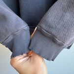 I Stole My Boyfriend’s Shirt Aspen Made In USA 100% Cotton Crewneck Size Medium Gray Photo 5