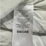 Anthropologie  Midi  Dress Women's Med White Blue Floral Strapless Tunic High Low Photo 7