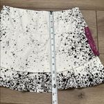 Lucky in Love City Graffiti Splatter Ruched Tennis Skirt Skort White Purple XS Photo 10