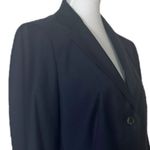 Lands' End Lands’ End Blazer 2 Button Closure Notch Lapel Wool Blend Blue Women’s Size 12 Photo 5