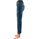 ZARA Women's Blue Dark Wash Skinny Leg Mid Rise Slim Fit Denim Jeans Pants Sz 0 Photo 1
