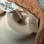 M Lorraine Wardy Vintage Denim and Copper Metallic Jacket Tan Size M Photo 2