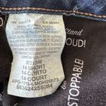 Lee  Womens SZ 14S SHORT Straight Leg Jeans Mid-Rise Pockets Zip-Fly Stretch Blue Photo 8