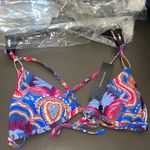 BCBGeneration BCBG Multicolored Bikini Top Photo 0