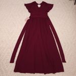BHLDN NWT Anthropologie Mendoza Dress Burgundy Red Sz 8 Photo 8