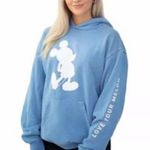 Love Your Melon Disney x Hoodie Mickey Mouse Sweatshirt Women’s Large Blue Photo 0