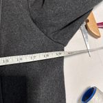 Donnybrook Coat Womens Large Wool Blend Hooded Velvet Trim Button Front Long Gray Photo 12