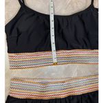 NWOT Black Retro Band Bikini Set (Size M) Size M Photo 4