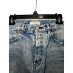 Moussy Vintage Jean Shorts High Waisted Distressed Size 27 Blue Photo 3