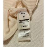 Citizens of Humanity Dasha Cut Out Long Sleeve Bodysuit Top Ivory Med Photo 8