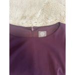Vince Camuto Plum Purple Sheath Sweater Dress Flare Bell Tiered Sleeve. 6 P Photo 4