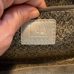 Joy Susan silver wristlet purse with credit card inserts and pocket. GUC. Photo 2