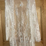 Women’s‎ Elegant White Lace Kimono size M Size M Photo 0