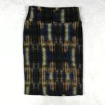 LuLaRoe Tribal Patterned Knit Pencil Skirt NWOT Size Medium Photo 3