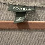 Torrid Lightweight French Terry Long Sleeve Top - Dark Gray Size 2X Photo 1