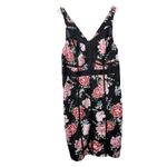 Torrid  Black Floral Stretch‎ Scuba Bodycon Sleeveless Dress Size 2X Photo 5