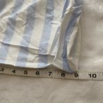 Miss Look Blue & White Striped Button Down Blouse XXL Photo 3