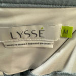 Lysse  Powder Blue‎ Stretch Twill Crop Pants with Distressed Hem size Medium Photo 3