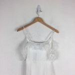 Lulus NWT  Radiant in Ruffles White Lace Cold Shoulder Maxi Dress XS Bridal Photo 14