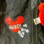 Disney Vintage  Mickey Mouse Black Red Duffel Bag Photo 1