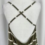 Chaser New Draped Cross Back Shirttail Cami Tank Top Jersey Knit Green Photo 8