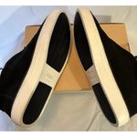 Toms  Women’s Riley Black Suede Leather Mid Top Sneakers Lace Up Size 9.5 NWT Photo 7