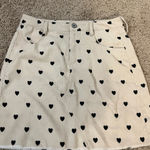 Umgee  Heart Patterned Cream Skirt Photo 0