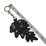 Michael Kors  Crystal Leather Fern Key Chain Key Fob Bag Charm Photo 3