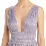 Sabina Musayev Alpha Pleated Knit Layered Maxi Dress, Lilac/Purple Size XL NEW Photo 8