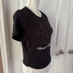 True Religion RIBBED CRYSTAL HORSESHOE BABY TEE. Size L. MSRP $59 Photo 9