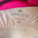 Athleta  Shirt Womens XSmall Start Up Bright Pink White Mesh Strappy Athleisure‎ Photo 4