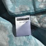 WYATT WYLDE Frances Dress Bloom 3/4 Sleeves Dress Medium Blue Photo 12