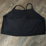 Old Navy  PowerSoft Light Support Black Long Line Sports Bra Crop‎ Top sz 4X Photo 2