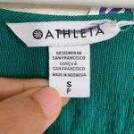 Athleta NWOT  Echo Sleeveless Midi‎ Dress Women's S Green Gorpcore Outdoor Sport Photo 4