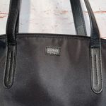 Botkier  Black Nylon Tote Weekender Bag Zipper Travel Carry On Zipper Detail Photo 1