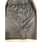 wilson's leather WILSONS Black Genuine Leather Luxe Snake Reptile Textured Skirt Vintage MEDIUM Photo 9