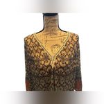 Vintage America Blues Small Bohemian Top with Bell Sleeves and Embroidery Orange Photo 6
