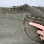 Anthropologie Daily Practice Half Zip Sweatshirt Vest Small Green Athleisure Casual Layering Photo 4