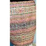 Lovposh Women’s  Multicolored Skirt SzS Boho Fully Lined Zip Closure Gold Sequins Photo 1