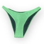 Cotton On Body Green & Black Textured High Side Brazilian Bikini Bottoms Size L Photo 2