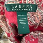 Lauren Ralph Lauren Women's Paisley Red Button Photo 3