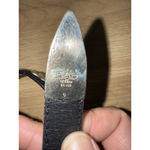 Western Cowgirl Black Leather Belt Concho Heart German‎ Silver Big Al's 38" Boho Photo 7