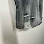 Mazik Distressed Chambray Halter Top Size Medium Gray Photo 2